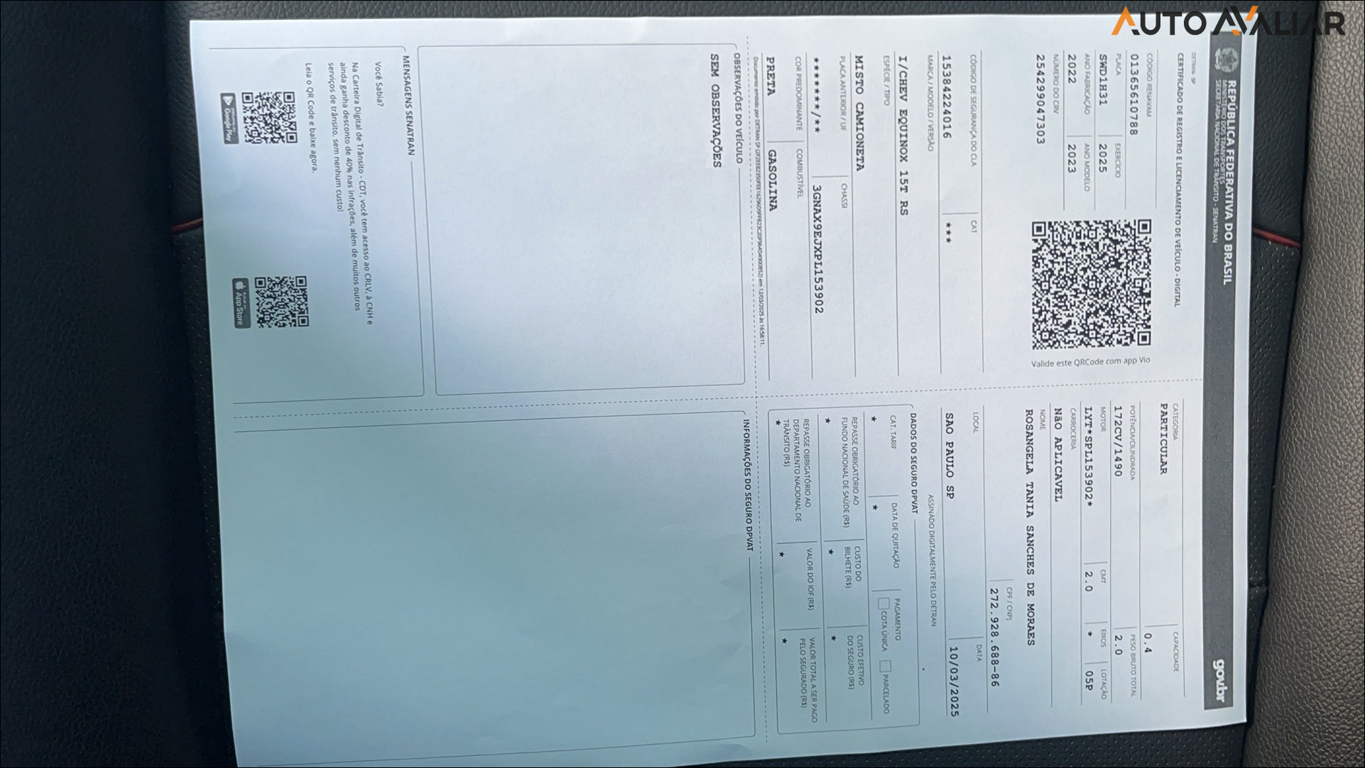 CHEVROLET EQUINOX 1.5 16V TURBO GASOLINA RS AUTOMATICO