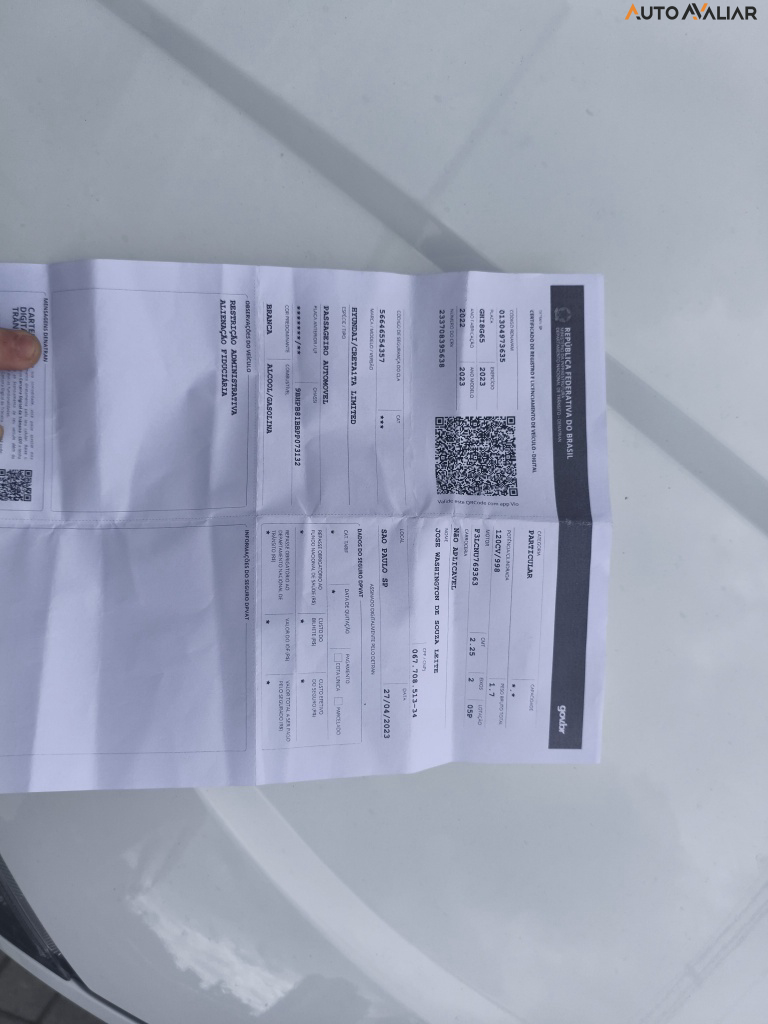 HYUNDAI CRETA 1.0 TGDI FLEX LIMITED AUTOM&Aacute;TICO