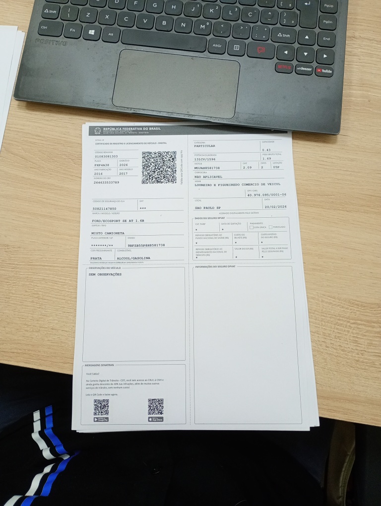 FORD ECOSPORT 1.6 SE 16V FLEX 4P POWERSHIFT