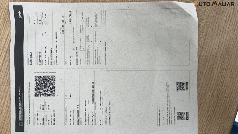 CHEVROLET TRACKER 1.0 TURBO FLEX AUTOMATICO