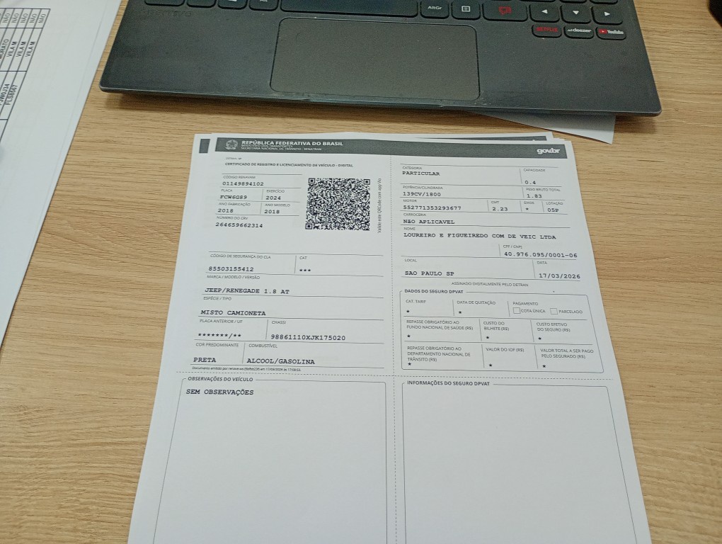 JEEP RENEGADE 1.8 16V FLEX 4P AUTOMATICO