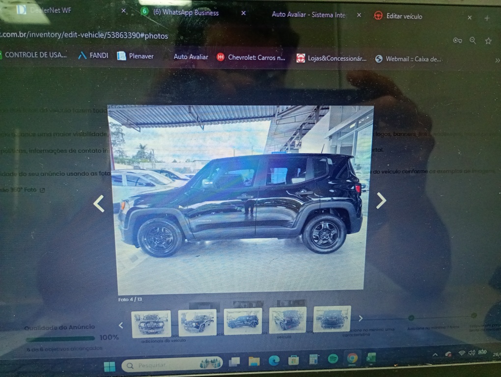 JEEP RENEGADE 1.8 16V FLEX 4P AUTOMATICO