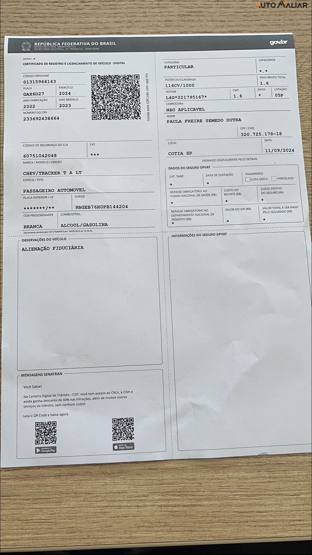 CHEVROLET TRACKER 1.0 TURBO FLEX LT AUTOMATICO