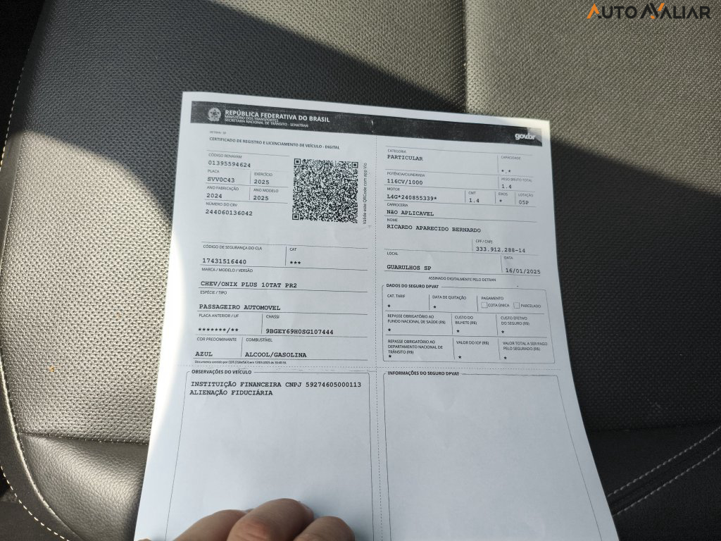 CHEVROLET ONIX 1.0 TURBO FLEX PLUS PREMIER AUTOM&Aacute;TICO