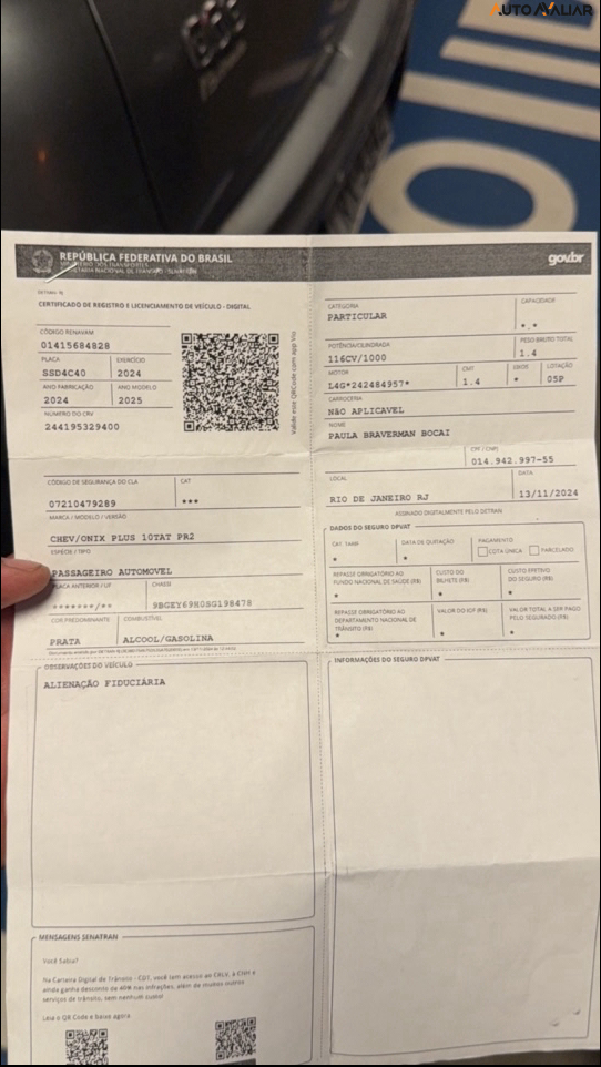 CHEVROLET ONIX 1.0 TURBO FLEX PLUS PREMIER AUTOM&Aacute;TICO