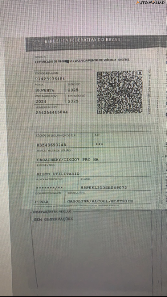 CHERY TIGGO 7 PRO 1.5 TCI FLEX HYBRID CVT