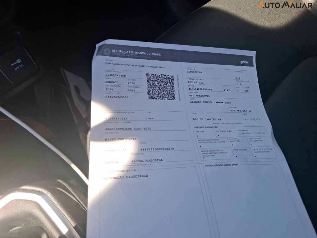 JEEP RENEGADE 1.3  T270 TURBO FLEX LONGITUDE AT6