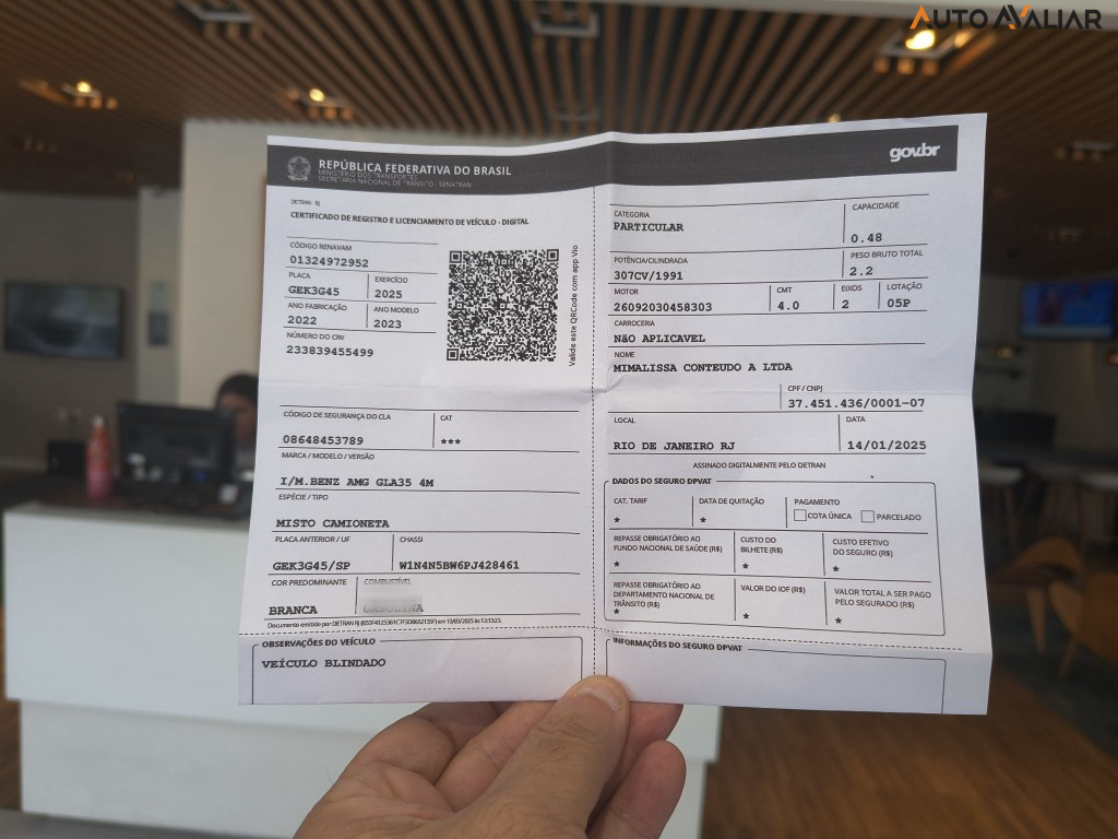 MERCEDES-BENZ GLA 35 2.0 CGI GASOLINA 4MATIC SPEEDSHIFT