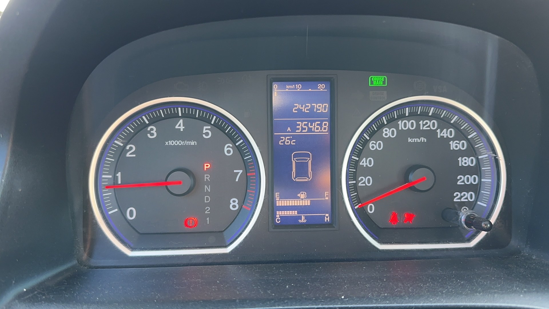 HONDA CR-V 2.0 EXL 4X4 16V GASOLINA 4P AUTOMATICO