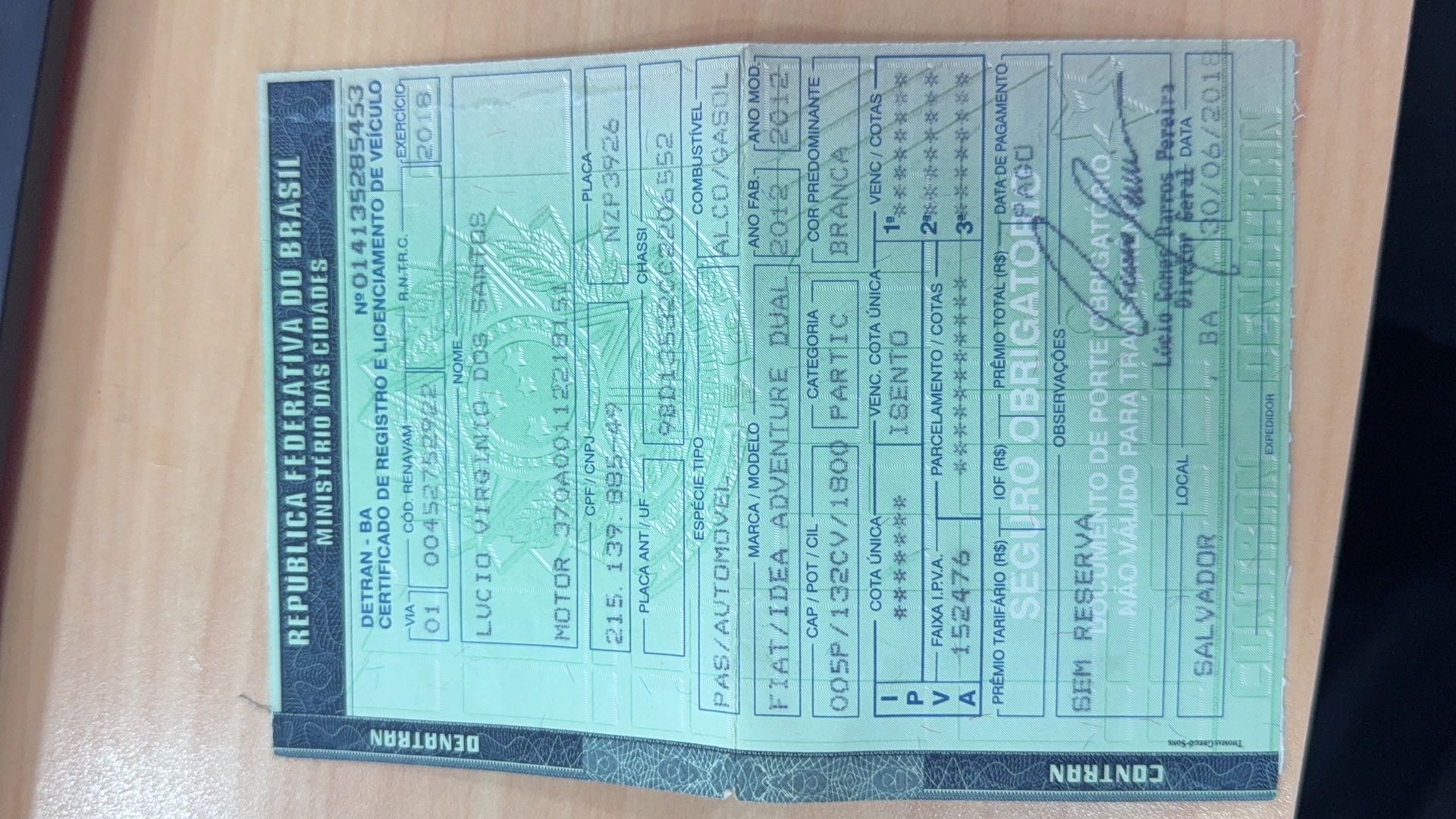 FIAT IDEA 1.8 MPI ADVENTURE 8V FLEX 4P AUTOMATIZADO