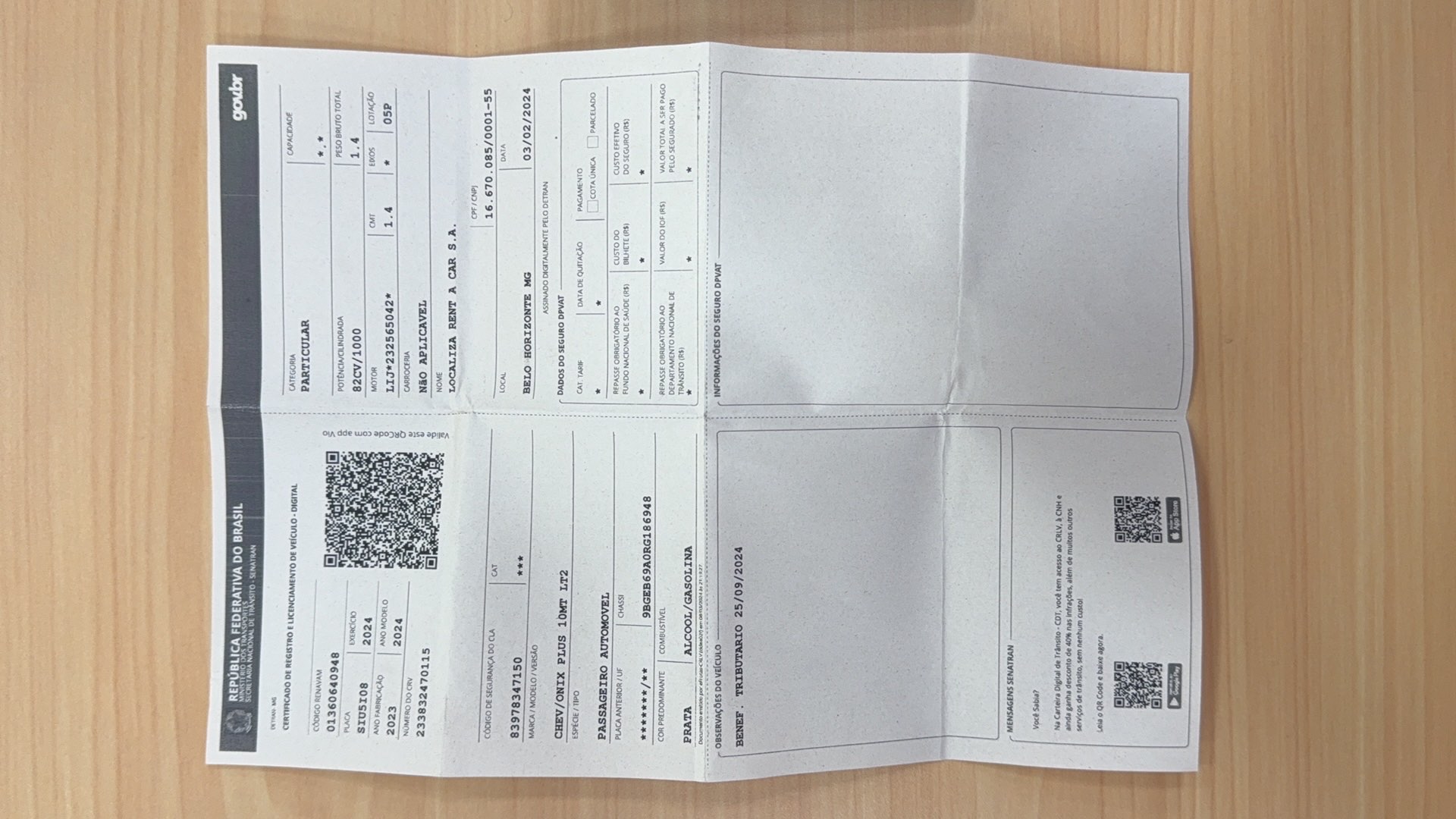 CHEVROLET ONIX 1.0 FLEX PLUS LT MANUAL