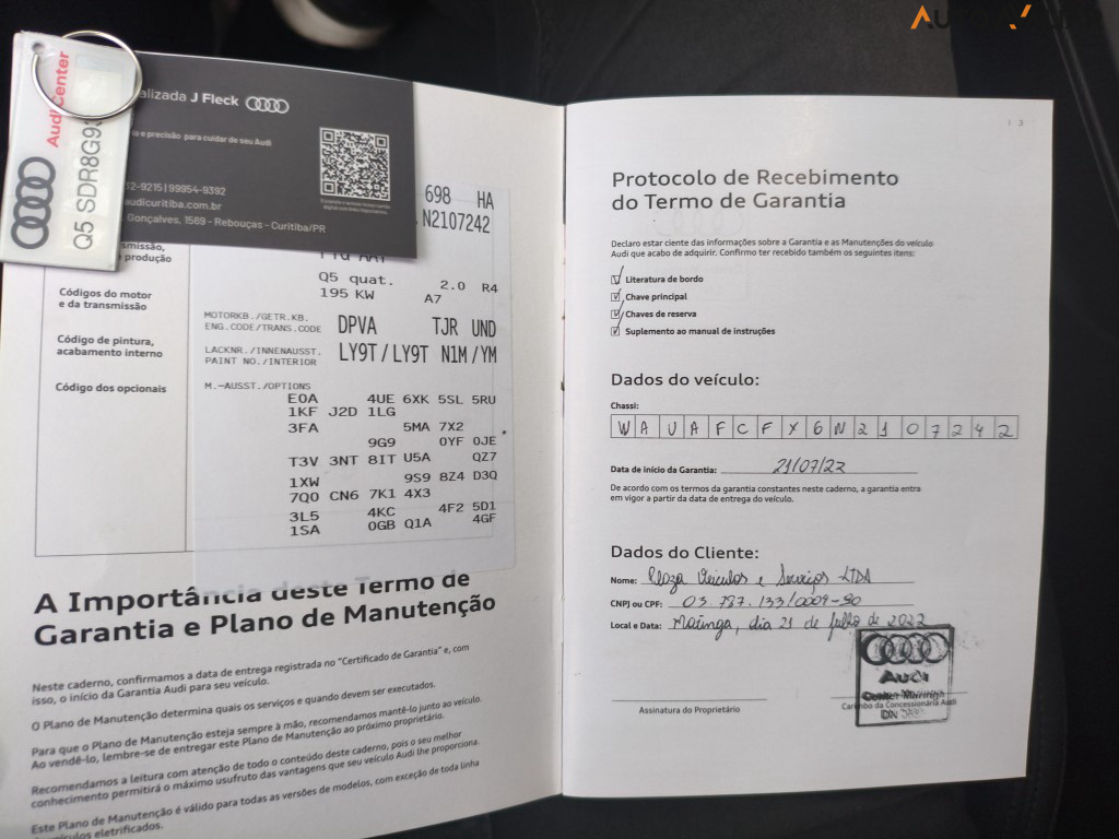 AUDI Q5 2.0 45 TFSI GASOLINA PRESTIGE QUATTRO S TRONIC