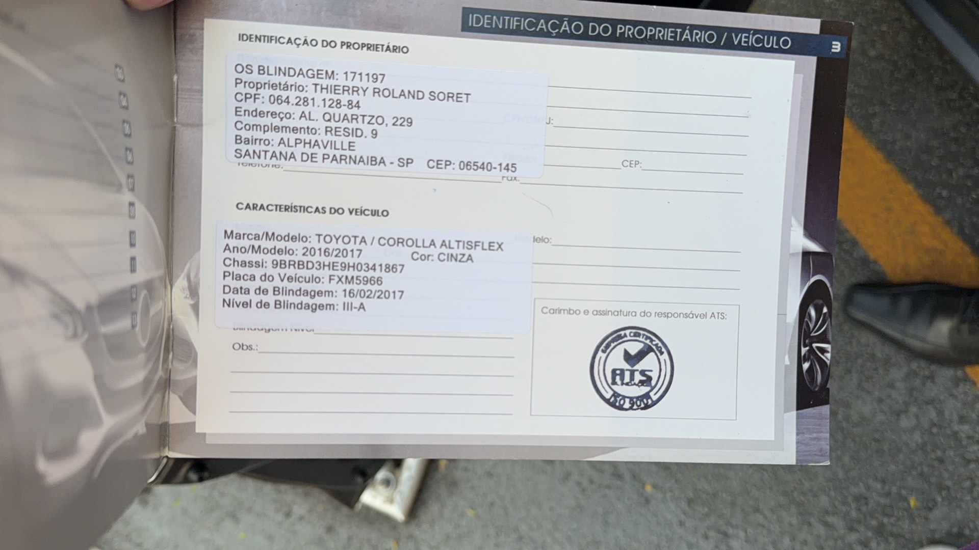 TOYOTA COROLLA 2.0 ALTIS 16V FLEX 4P AUTOMATICO