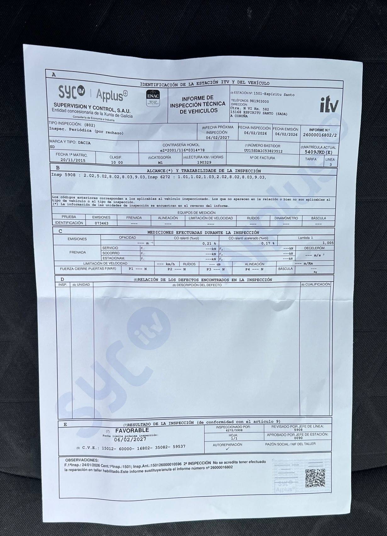 DACIA SANDERO STEPWAY (5P; 66KW; 90CV; CX. M; 5/2015 a 10/2016)