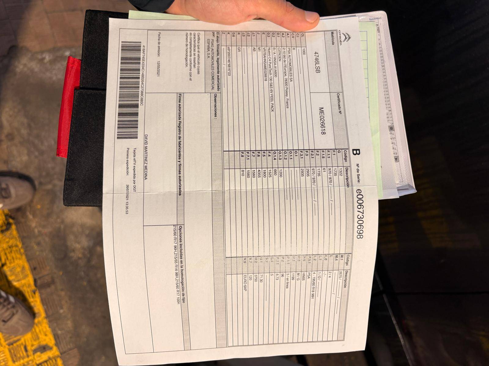 CITROEN C4 FEEL PACK (5P; 96KW; 130CV; CX. M; 3/2021 a 8/2023)