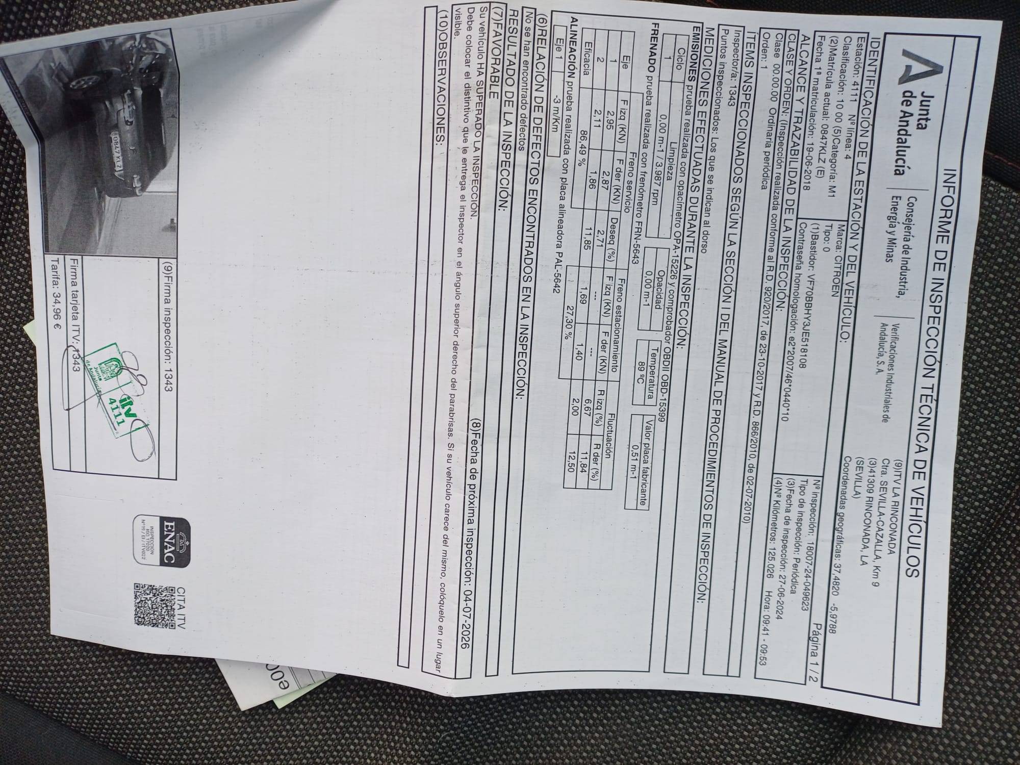 CITROEN C4 CACTUS DIESEL FEEL (5P; 73KW; 100CV; CX. M; 2/2018 A 7/2018)