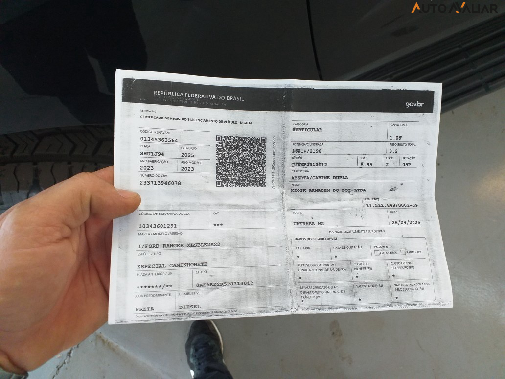 FORD RANGER 2.2 XLS 4X2 CD 16V DIESEL 4P AUTOMATICO