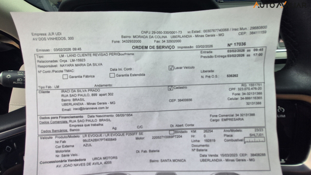 LAND ROVER RANGE ROVER EVOQUE 2.0 P250 FLEX SE AWD AUTOMATICO