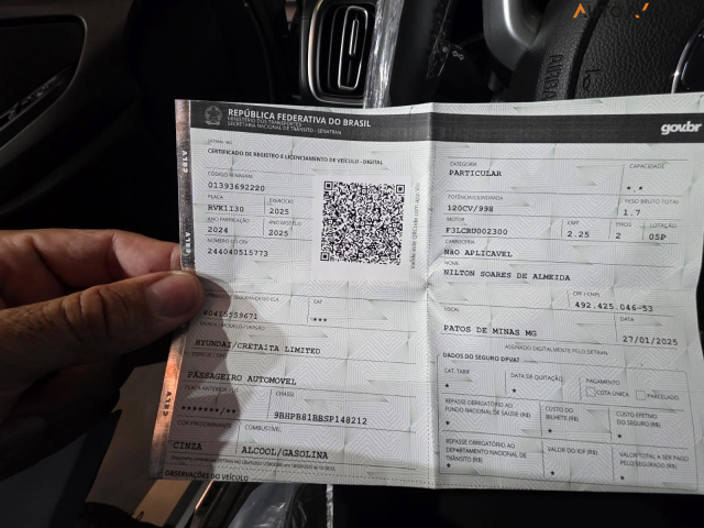 HYUNDAI CRETA 1.0 TGDI FLEX LIMITED AUTOM&Aacute;TICO