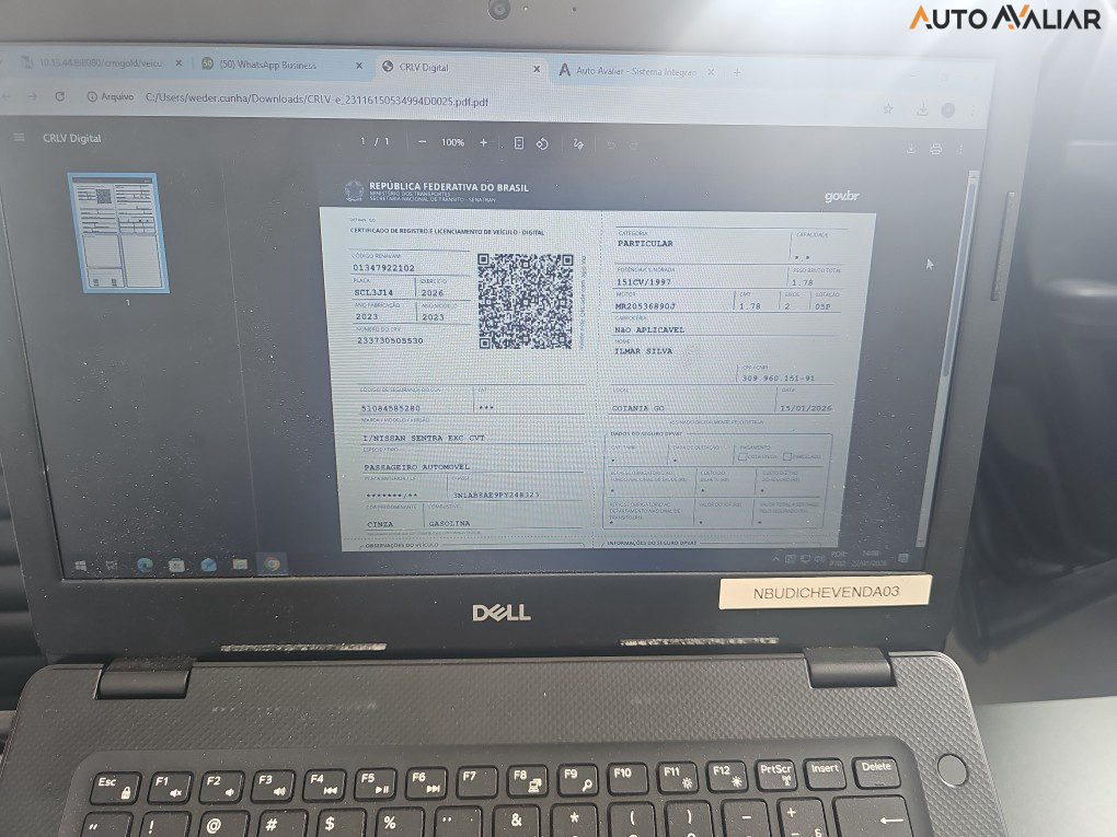 NISSAN SENTRA 2.0 16V EXCLUSIVE INT. PREMIUM