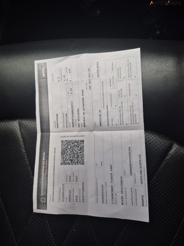 CHERY TIGGO 8 PRO 1.5 TCI PLUG-IN HYBRID DHT