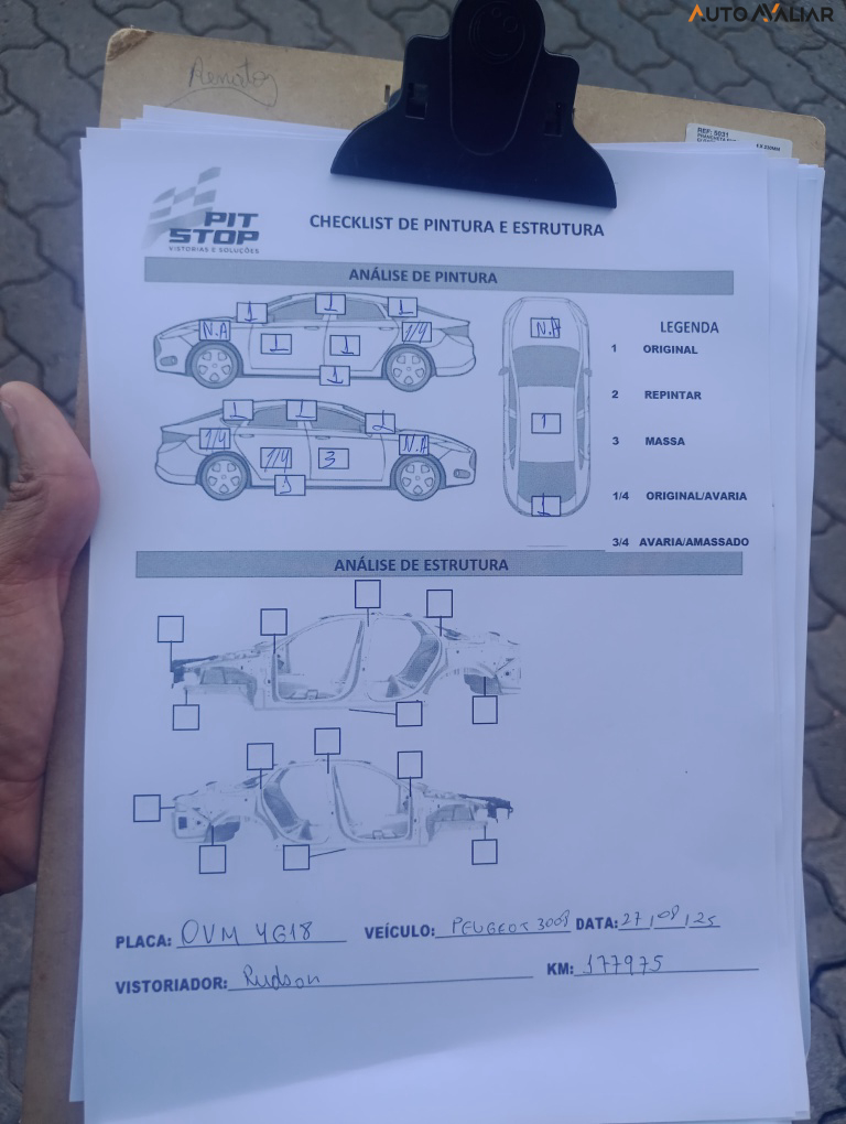 PEUGEOT 3008 1.6 GRIFFE THP 16V GASOLINA 4P AUTOMATICO