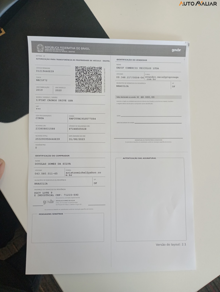 FIAT CRONOS 1.3 FIREFLY FLEX DRIVE GSR