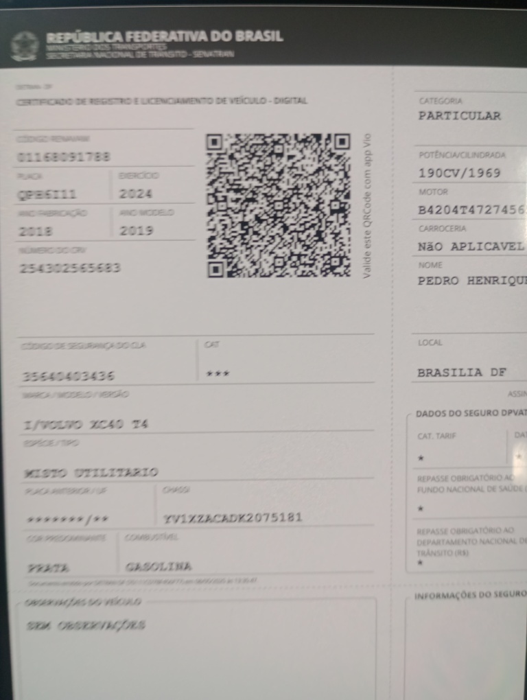 VOLVO XC40 2.0 T4 GASOLINA GEARTRONIC