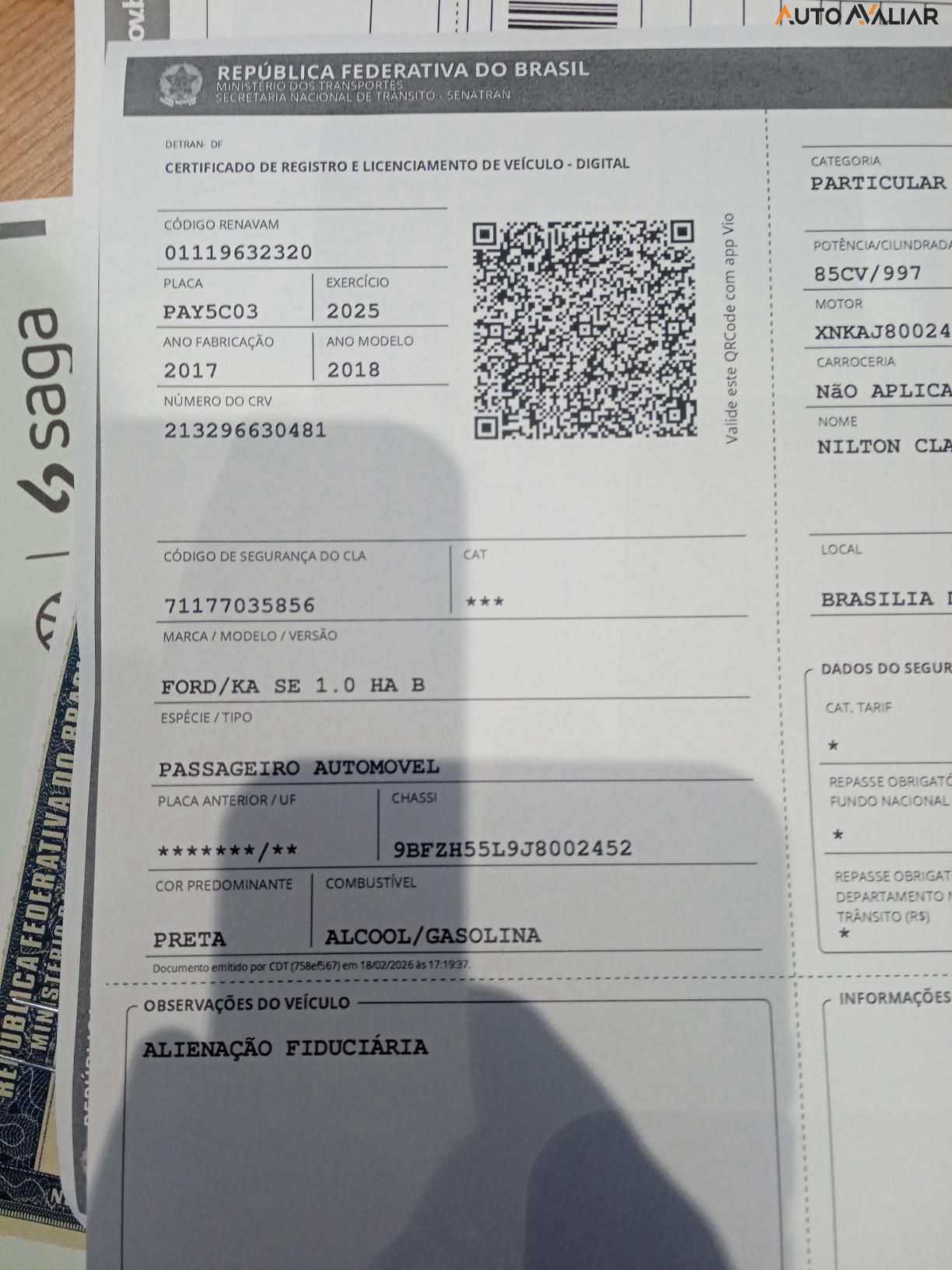 FORD KA 1.0 SE / SE PLUS TI-VCT FLEX 