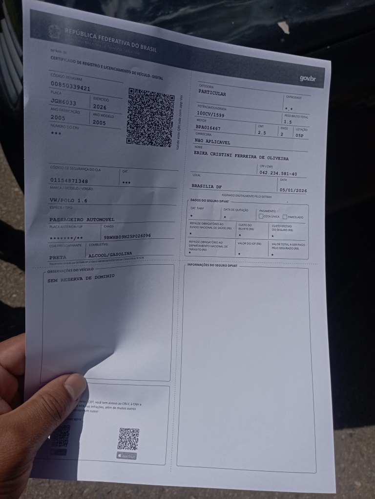 VOLKSWAGEN POLO 1.6 MI 8V FLEX 4P MANUAL