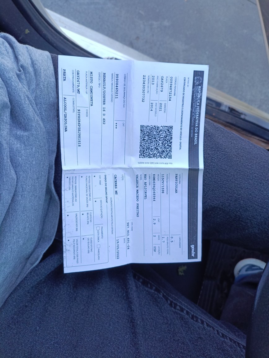 RENAULT DUSTER 1.6 DYNAMIQUE 4X2 16V FLEX 4P MANUAL