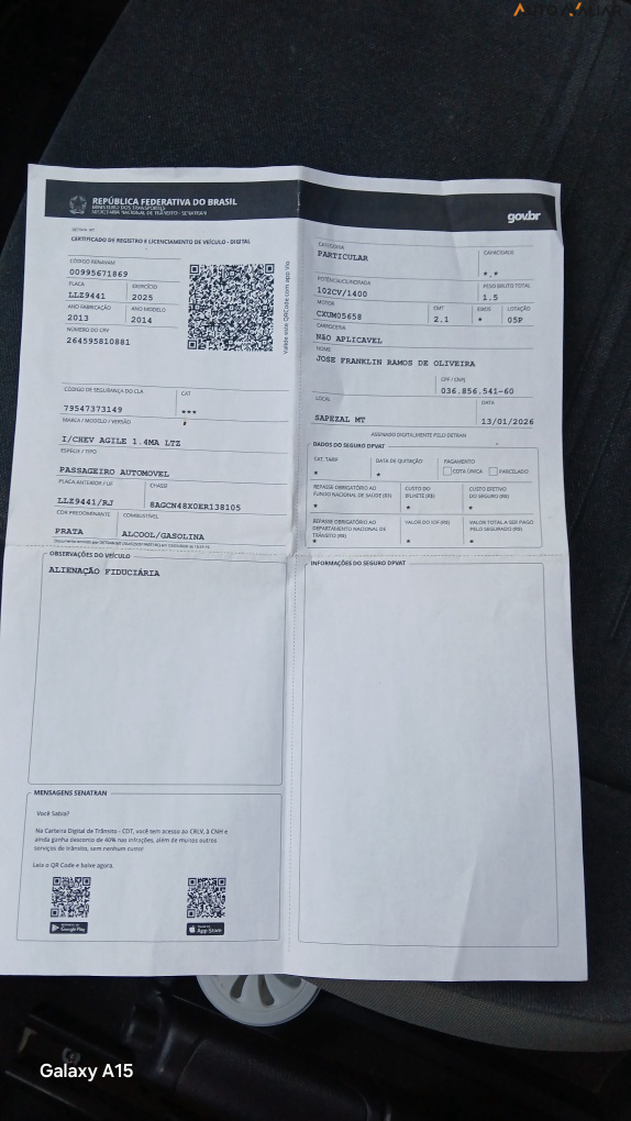 CHEVROLET AGILE 1.4 MPFI LTZ 8V FLEX 4P AUTOMATIZADO