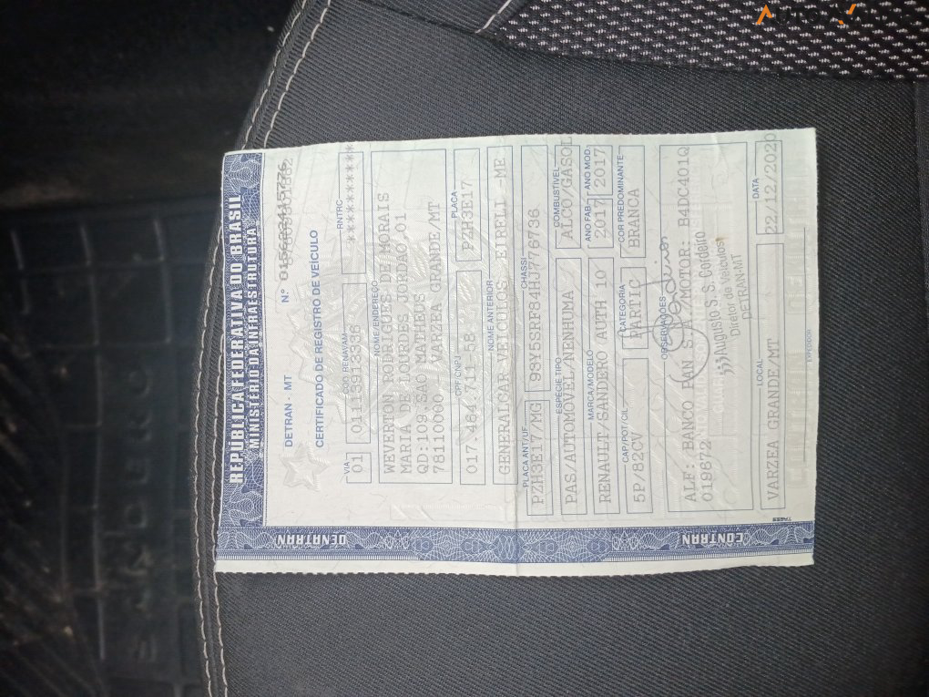 RENAULT SANDERO 1.0 12V SCE FLEX AUTHENTIQUE 4P MANUAL