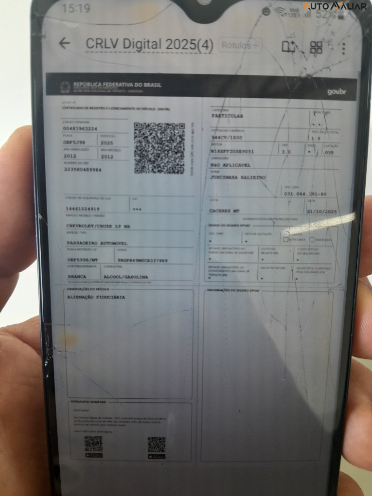 CHEVROLET CRUZE 1.8 LT 16V FLEX 4P AUTOMATICO