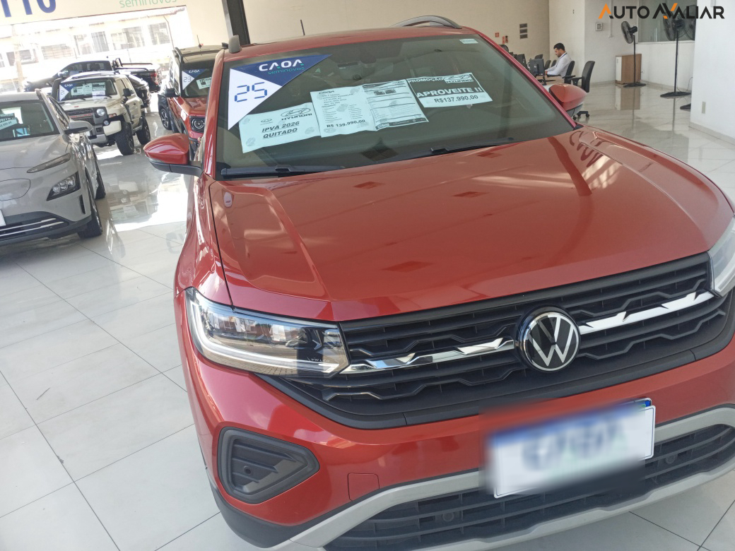 VOLKSWAGEN T-CROSS 1.0 200 TSI TOTAL FLEX COMFORTLINE AUTOM&Aacute;TICO