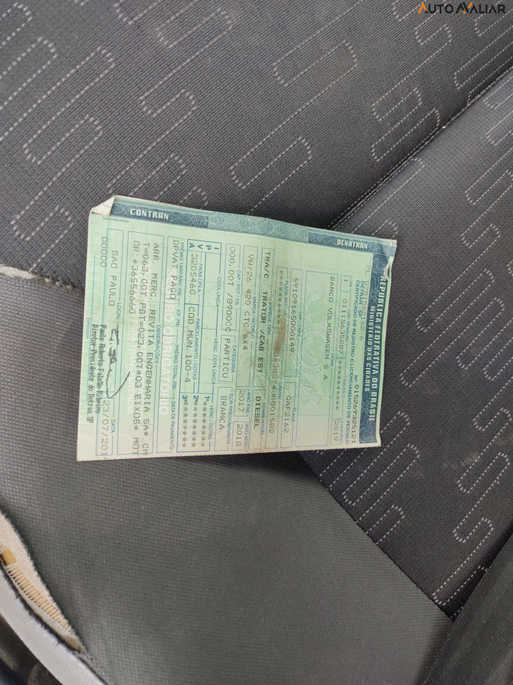 VOLKSWAGEN 26.420 CONSTELLATION TRACTOR V-TRONIC(CAB.EST) 6X4 3E