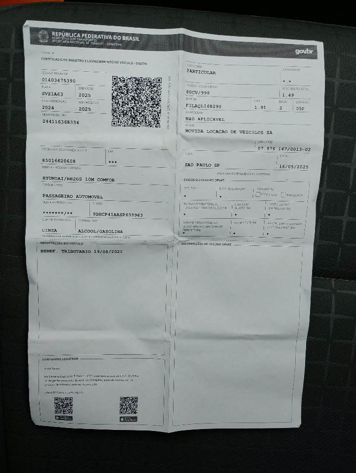 HYUNDAI HB20S 1.0 12V FLEX COMFORT PLUS MANUAL