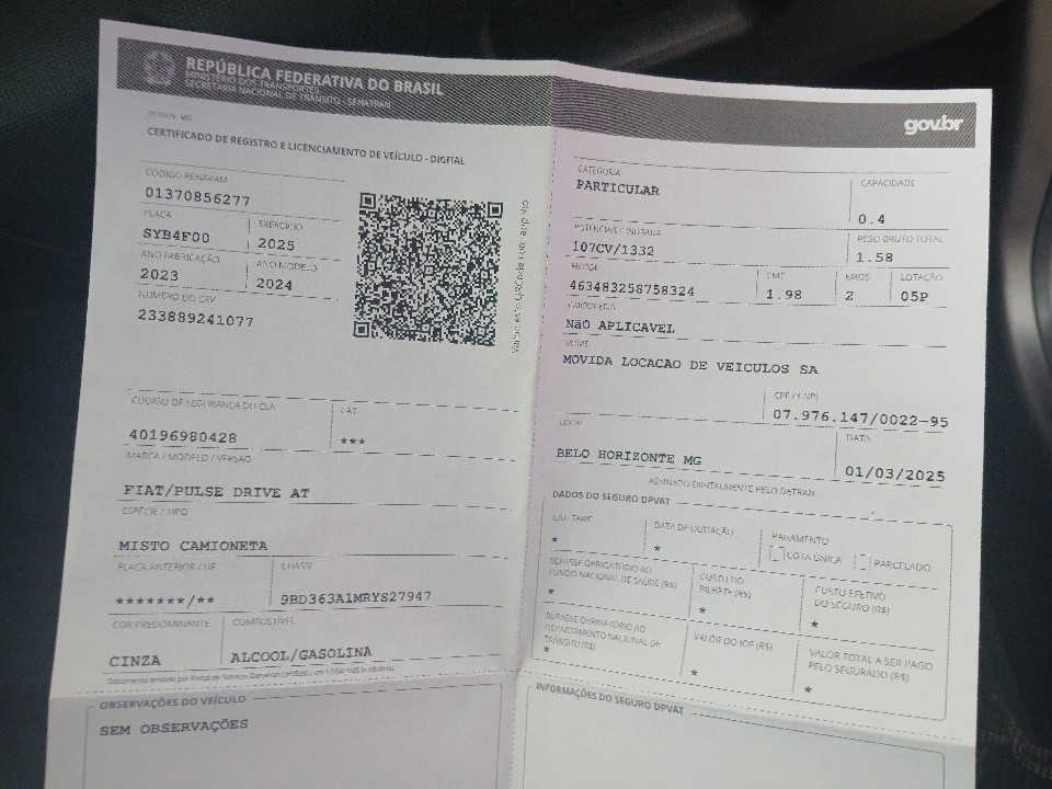 FIAT PULSE 1.3 FLEX DRIVE CVT