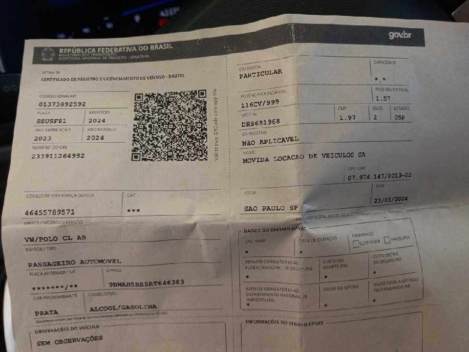 VOLKSWAGEN POLO 1.0 170 TSI COMFORTLINE AUTOM&Aacute;TICO