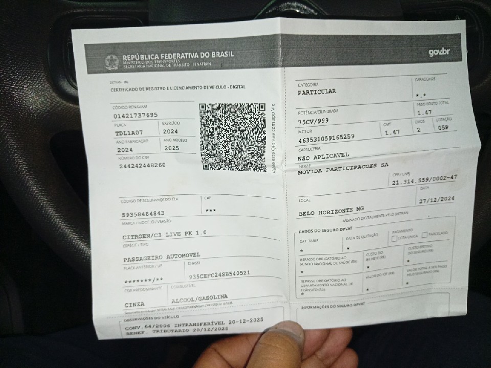 CITROEN C3 1.0 FIREFLY FLEX LIVE PACK