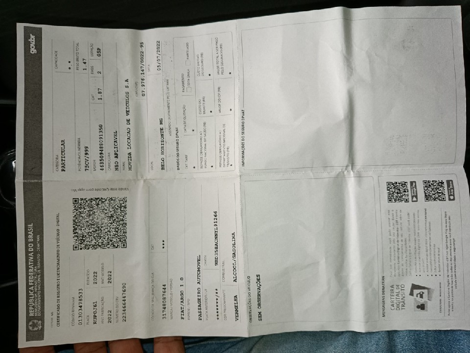 FIAT ARGO 1.0 FIREFLY FLEX