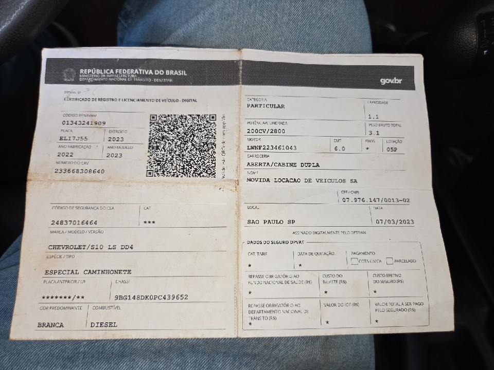 CHEVROLET S10 2.8 LS 4X4 CD 16V TURBO DIESEL 4P MANUAL
