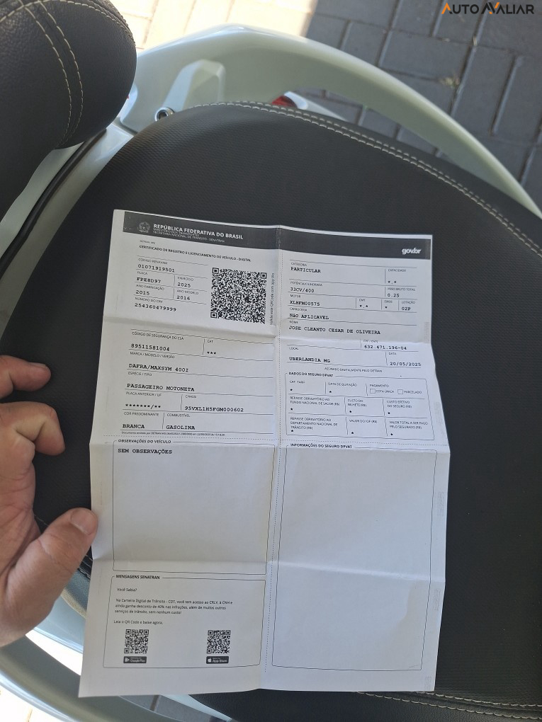 DAFRA MAXSYM 400I MAXSYM 400I